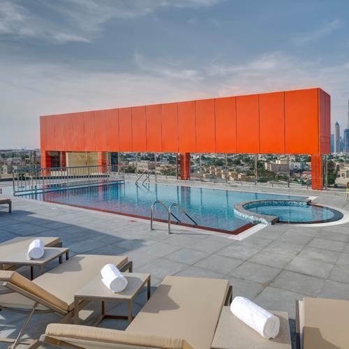 URBAN Al Khoory Hotel Dubai Buitenkant foto